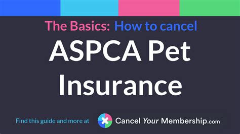 Aspca pet health insurance offers pet owners its complete coverage℠ plan for dogs and cats. ASPCA Pet Insurance - Cancel Your Membership
