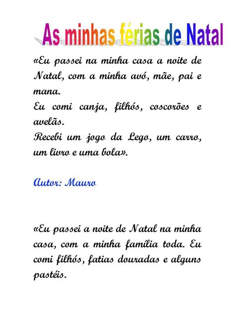 Pequeno Texto Sobre As Férias