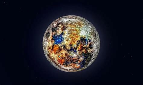 Fotografía Revela Los Colores Reales De La Luna N