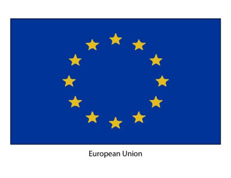 Printable World Flags European Union