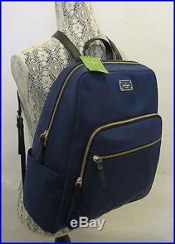 Carry your tech in style. Kate Spade Large Hilo Blake Avenue Laptop Backpack Blue ...
