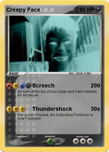 Pokémon Creepy Face 23 23 Screech My Pokemon Card