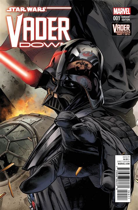 The Cover To Star Wars Vader Down With Darth Vader In Front