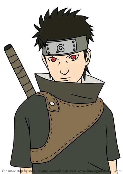 How To Draw Shisui Uchiha From Naruto Naruto Step By Step