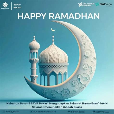 Selamat Menunaikan Ibadah Puasa Ramadhan 1444h Blk Bekasi