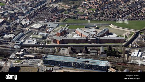 Aerial View Of Hmp Wakefield Category A Prison Uk Stock Photo Alamy
