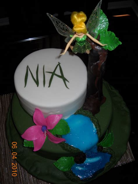 Sweet & saucy shop on instagram: Jocelyn's Wedding Cakes and More....: Tinkerbell Cake for ...