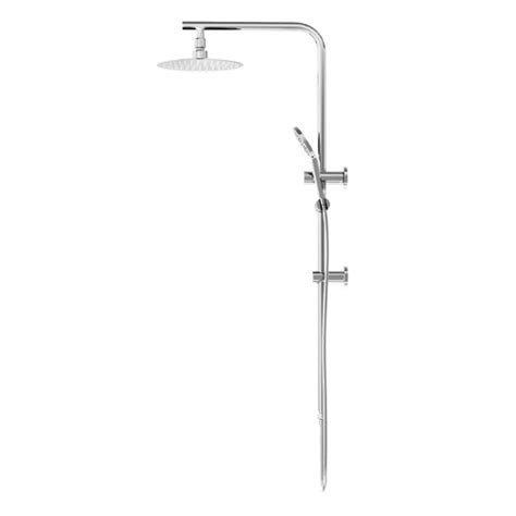 Livingfusion Lia Round Twin Shower Tapmixer Set Temple And Webster