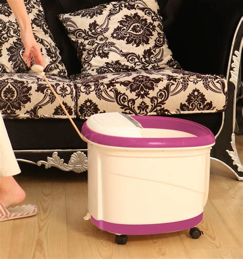 Carepeutic Touch Screen Water Jet Foot And Leg Spa Bath Massager Kh307p Purple