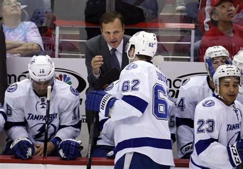 Lightning Coach Jon Cooper Stays Calm Behind The Bench By Chewing Gum