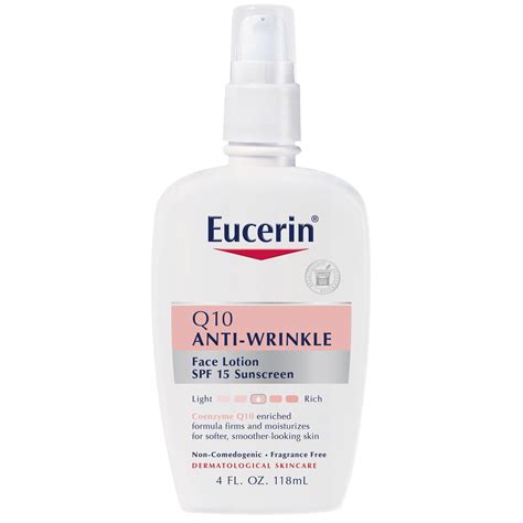 Eucerin Q10 Anti Wrinkle Sensitive Skin Face Lotion 4 Fl Oz