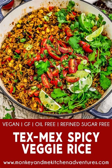 Tex Mex Spicy Veggie Rice Monkey And Me Kitchen Adventures Recipe Whole Food Recipes