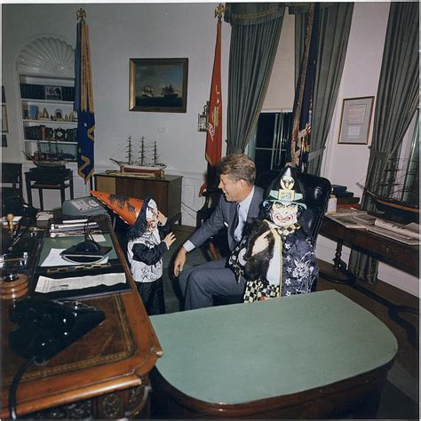 President John F Kennedy White House Oval Office Known Famous