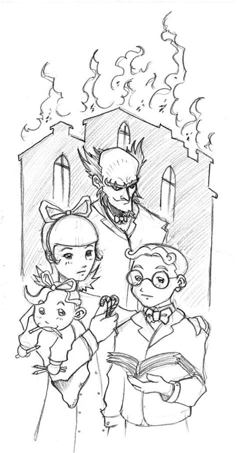 A Series Of Unfortunate Events Coloring Pages Coloring Pages