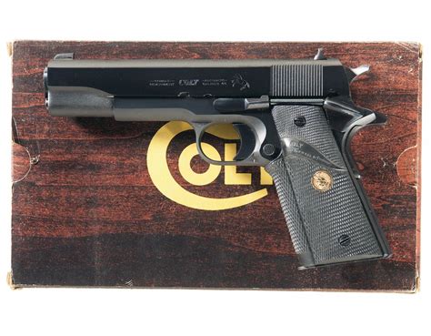 Scarce Colt Series 70 Combat Government Model Semi Automatic Pistol