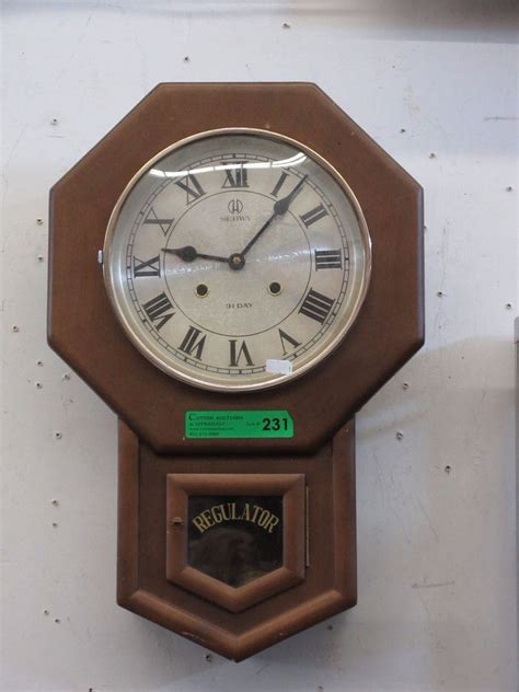 31 Day Regulator Wall Clock