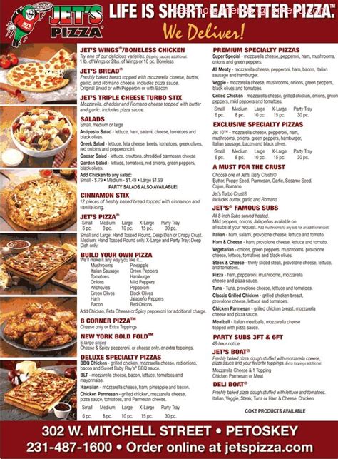 Online Menu Of Jets Pizza Restaurant Lansing Michigan 48912 Zmenu