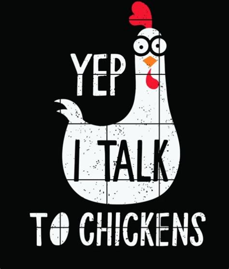 Yep I Talk To Chickens Funny Chicken Farmer Quotes Svg Png Etsy