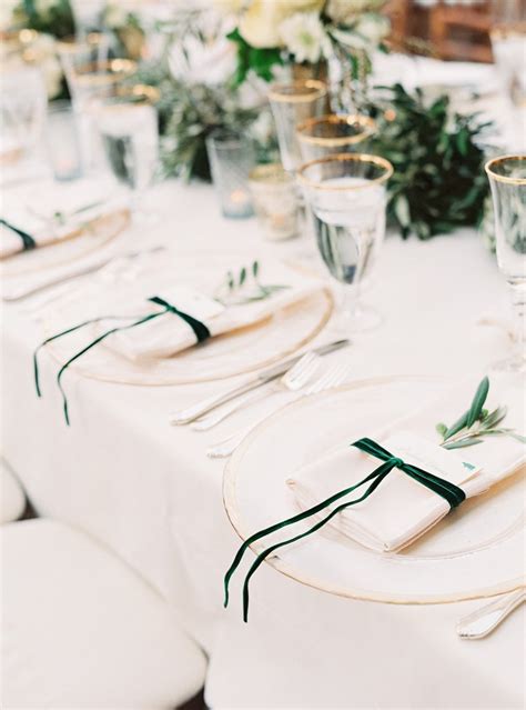 Green Wedding Table Decorations Wedding Ideas By Colour