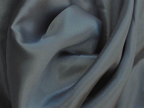 Silk Feel Polyester Satin Dark Grey