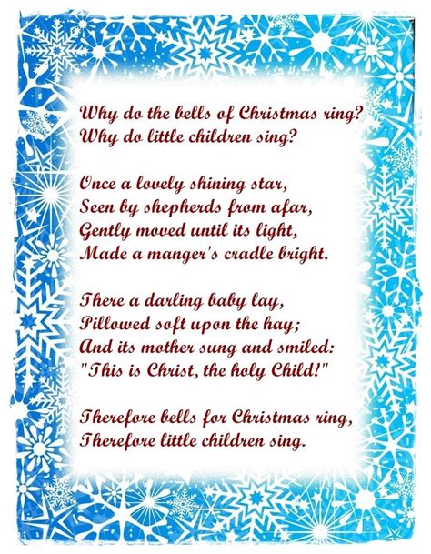 Free Printable Christian Christmas Poems Free Printable A To Z
