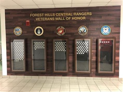 Scenes from Forest Hills Central High School Veterans Wall of Honor