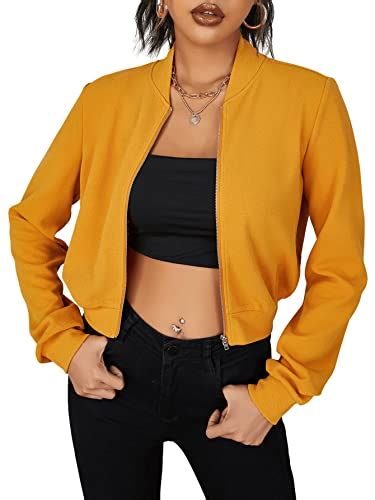 Best Yellow Bomber Jackets For Women