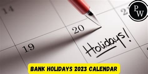 Bank Holidays 2023 Calendar Complete List Pdf