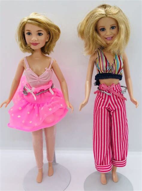 Lot Of 2 Mary Kate And Ashley Olsen Dolls 1987 And 2001 Free Shipping