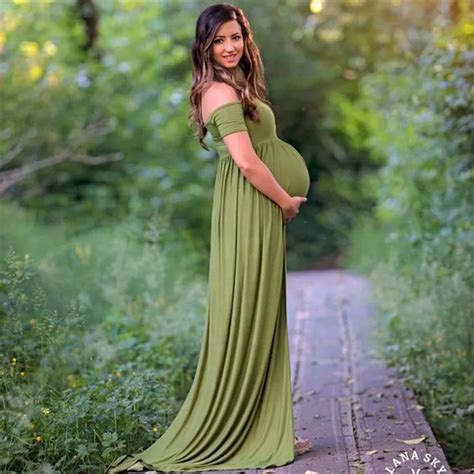 New 2018 Bohemian Style Maternity Dress Summer Photography Props
