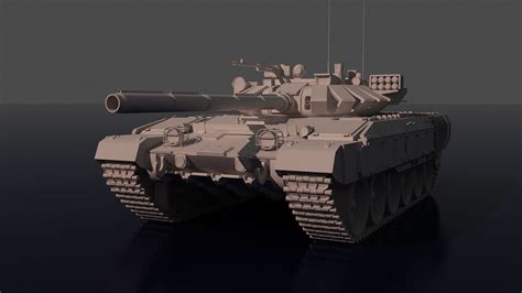 Fictitious Tank Based On The T 72 3d Model Cgtrader