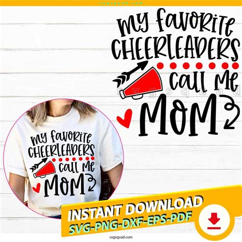 Cheerleaders Call Me Mom Svg Png Mom Cheerleaders Shirt Svg Cricut
