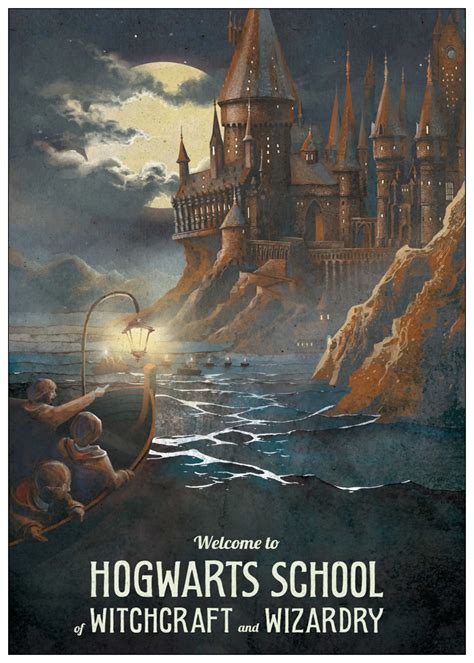 This Harry Potter Art Is Truly Magical Harry Potter Movie Posters Harry