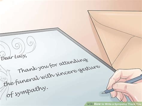 How To Write A Sympathy Thank You 7 Steps With Pictures