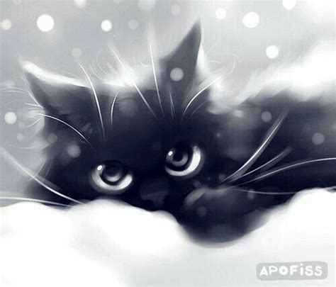 Pin By Justice On Chibi And Cie Cat Art Black Cat Art