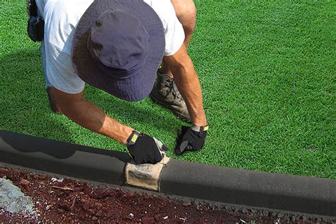 Lawn and garden edging elevates your landscape much like how a frame does a photo: Concrete Garden Edging - Thundercrete