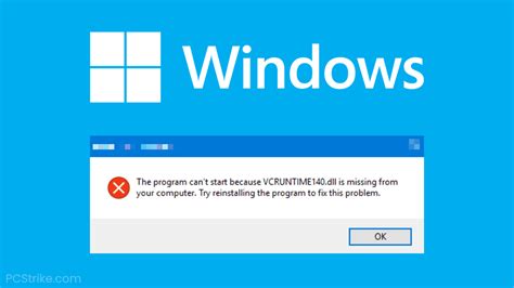 Fix Vcruntime Dll Is Missing Error In Windows Solved