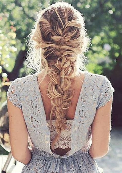 15 Inspirations Messy French Braid With Middle Part