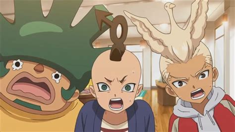 The first episode features the fubuki brothers. Inazuma eleven Outer Code Story 6