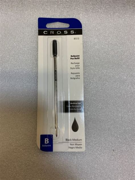 Cross Ballpoint Pen Refill 8513 Black Medium Ebay