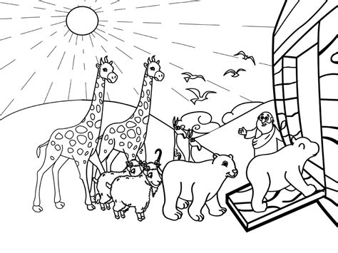Here are 10 amazing noah ark coloring sheets for your kids: Noah ark coloring pages to download and print for free
