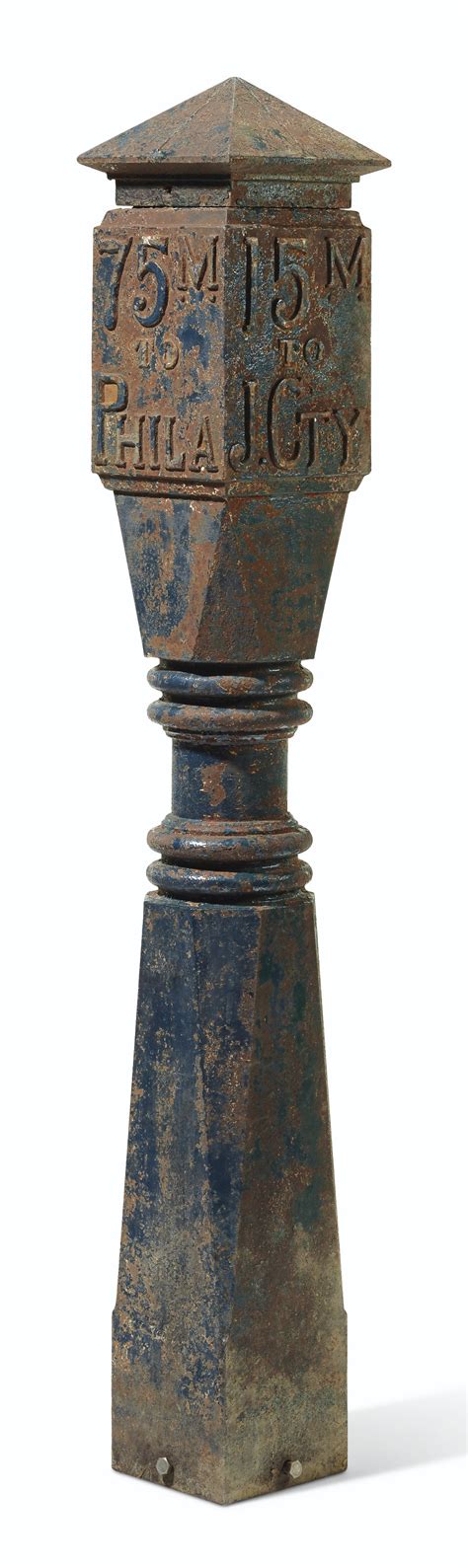 A Cast Iron Mile Marker American 19th Century Christies