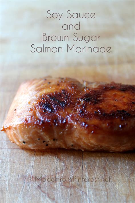 Soy Sauce And Brown Sugar Salmon Marinade