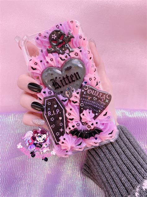 Decoden Phone Case Pastel Goth Creepy Cute Diy Iphone Case Diy Phone