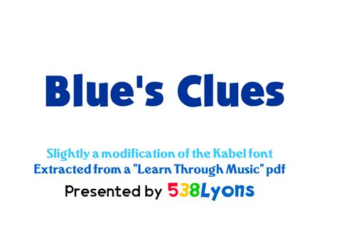 The ditz is a character whose defining characteristic is profound stupidity or quirkiness. We are looking for Blue's Clues. by DLEDeviant on DeviantArt