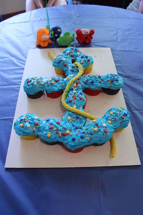 4.5 out of 5 stars. nautical theme first birthday party. 16 cupcakes in the ...