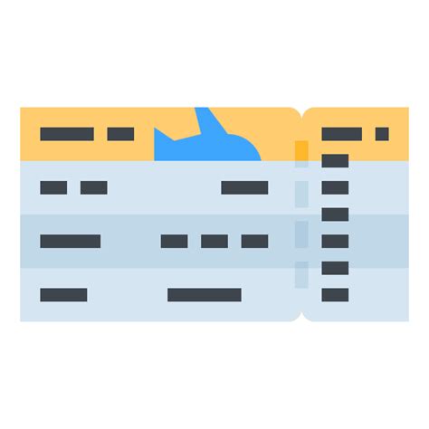 Boarding Pass Free Travel Icons