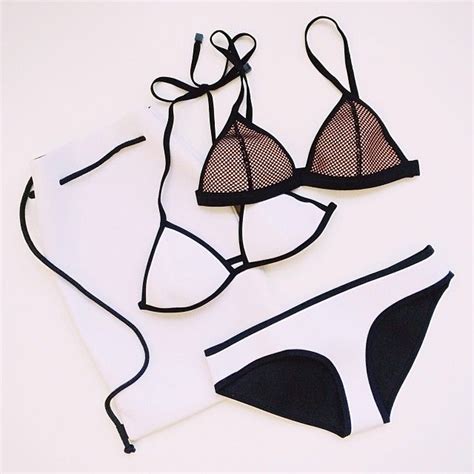 Mono Chrome Grunge Fashion Girl Fashion Bikini Inspiration