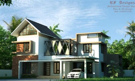 2827 Sq Ft 5bhk Contemporary Style Two Storey House And Free Plan
