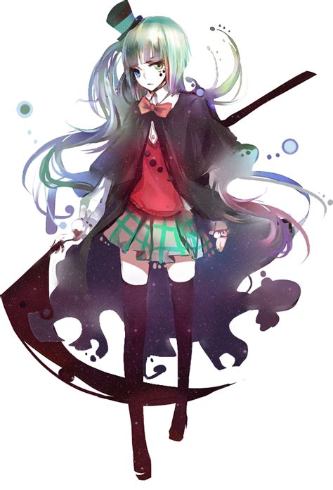 Anime Animegirl Reaper Cute Kawaii Freetoedit